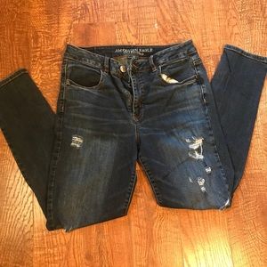 American Eagle super stretch high rise jeans